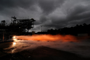 Engineers at NASA’s Marshall Space Flight Center in Huntsville test 3-D printed rocket engine parts. (Image: NASA/MSFC/David Olive)