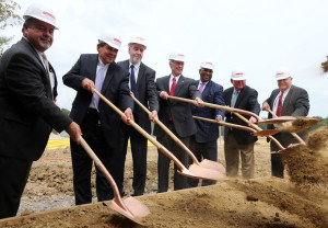 Oxford Pharmaceuticals marked the start of construction of its Birmingham facility with a groundbreaking ceremony. (Image: Alabama NewsCenter)