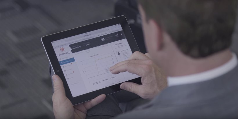 The WildSparq platform displayed on a tablet. (Photo: Screenshot)