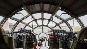 Inside Fifi’s cockpit (Photo by Drew Burke)