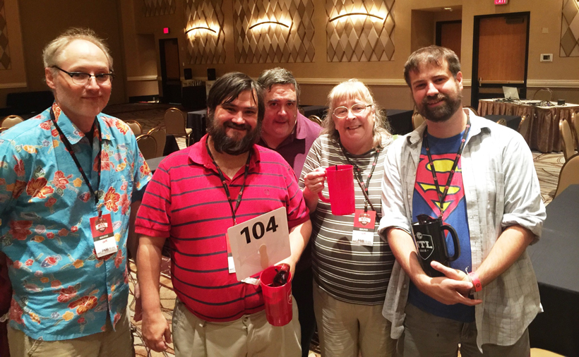 J’accuse, a team from Pelham, placed in the National Trivia League finals in Las Vegas. (John Herr / Alabama NewsCenter)