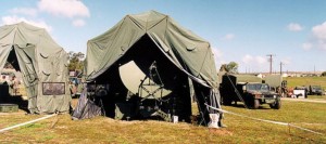 HDT Global produces a number of shelter systems for the military. (Image: HDT)