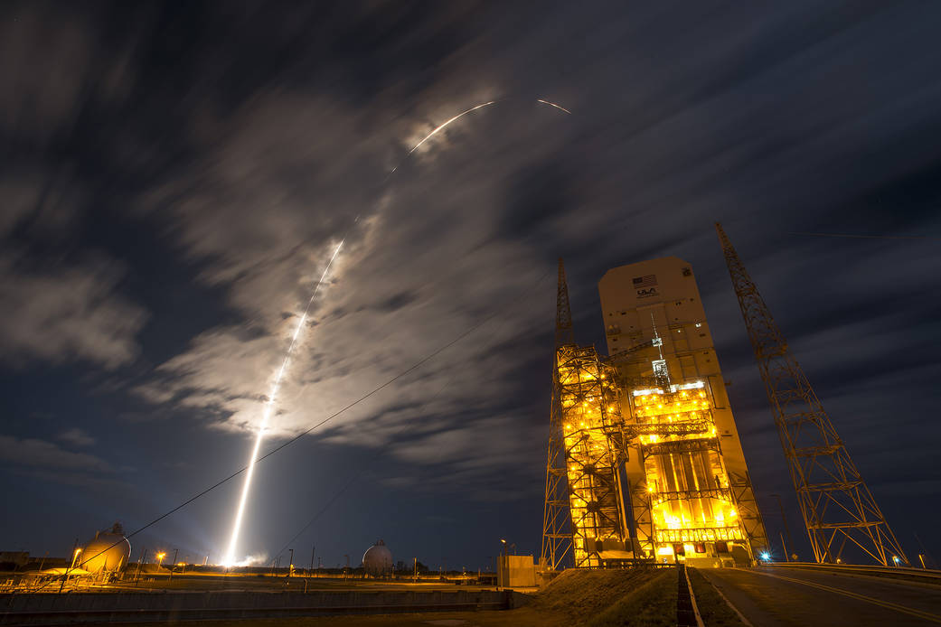 NASA conducts tests on an Atlas V rocket at Cape Canaveral as part of the OSIRIS-REx mission to the Bennu asteroid. (Image: NASA/Kim Shiflett)