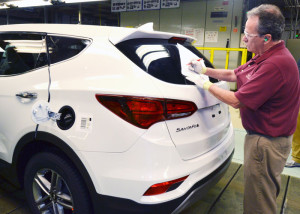 Hyundai launched mass production of Santa Fe Sport SUV at its Montgomery assembly plant on June 22. (Image: Hyundai)